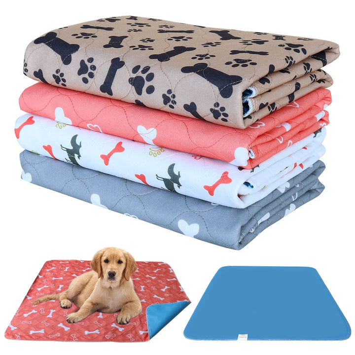 Washable Pet Urine Pad - 3-Layer Absorbent Dog & Cat Diaper Mat