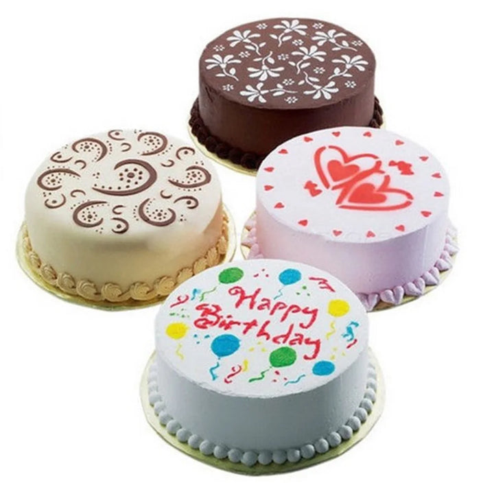 Plastic Cake Stencils Set