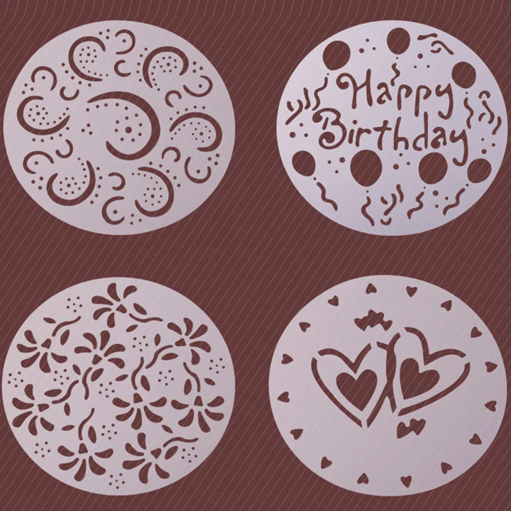 Plastic Cake Stencils Set