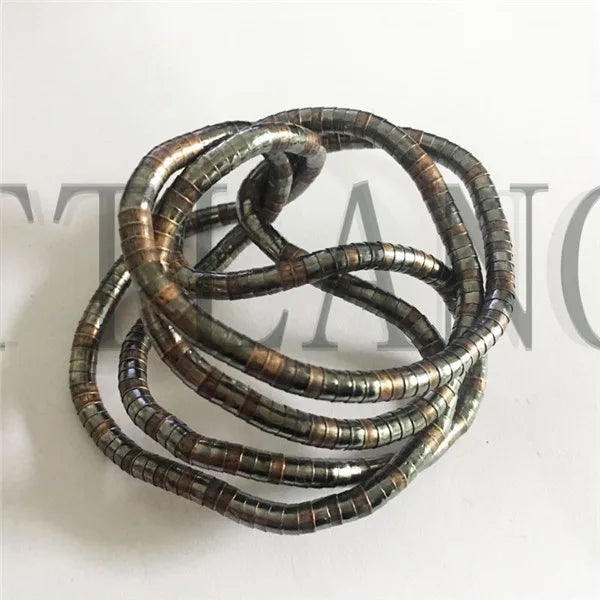 5mm 90cm Iron Flexible Twisted Jewelry Bendable Snake Necklace 20 Colors Available