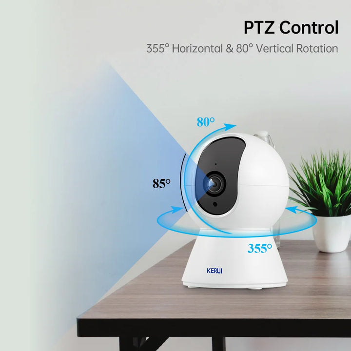 4K HD Tuya Smart Mini WiFi IP Camera – Indoor Wireless Security with Auto Tracking