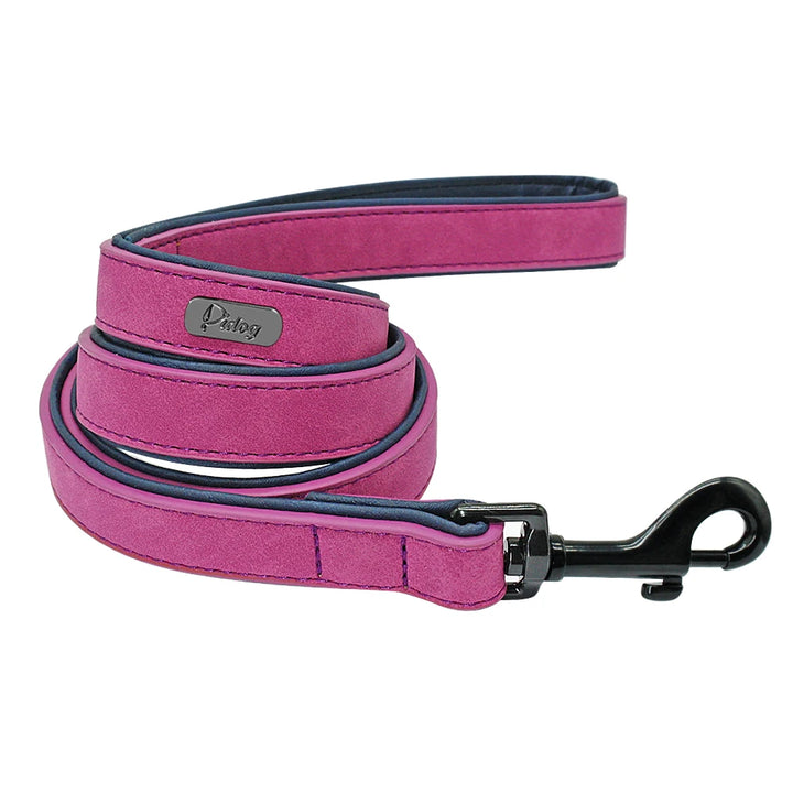 Leather Dog Leash for Medium & Large Dogs