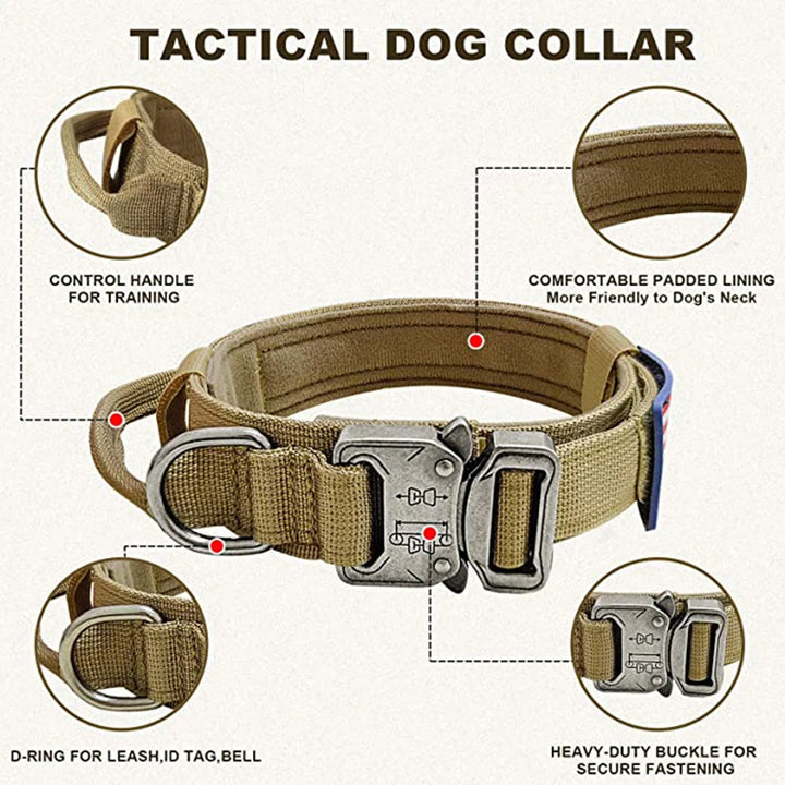 Military Tactical Dog Collar