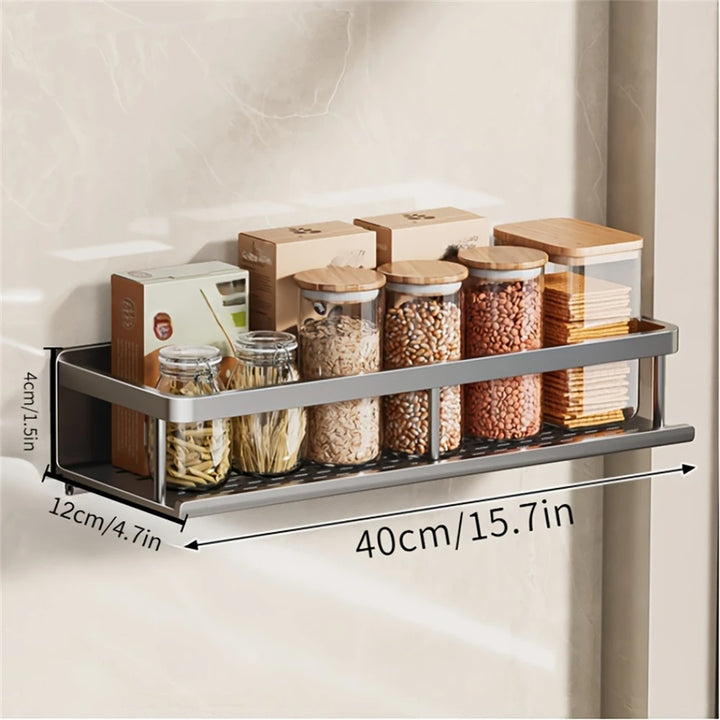 Wall-Mounted Spice Rack & Organizer