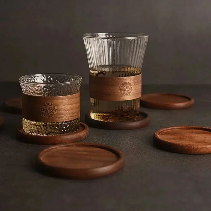 Solid Walnut Wood Coaster