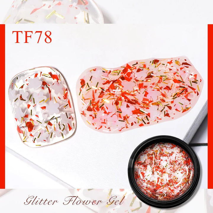 Meet Across Pink Dried Flower Gel Nail Polish