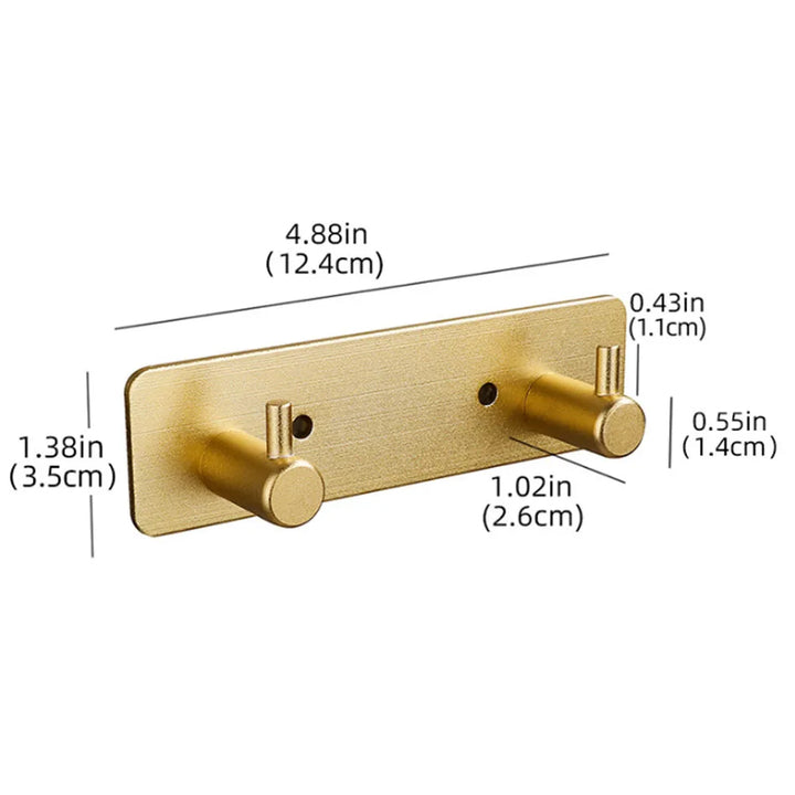 Matte Gold Bathroom Hook