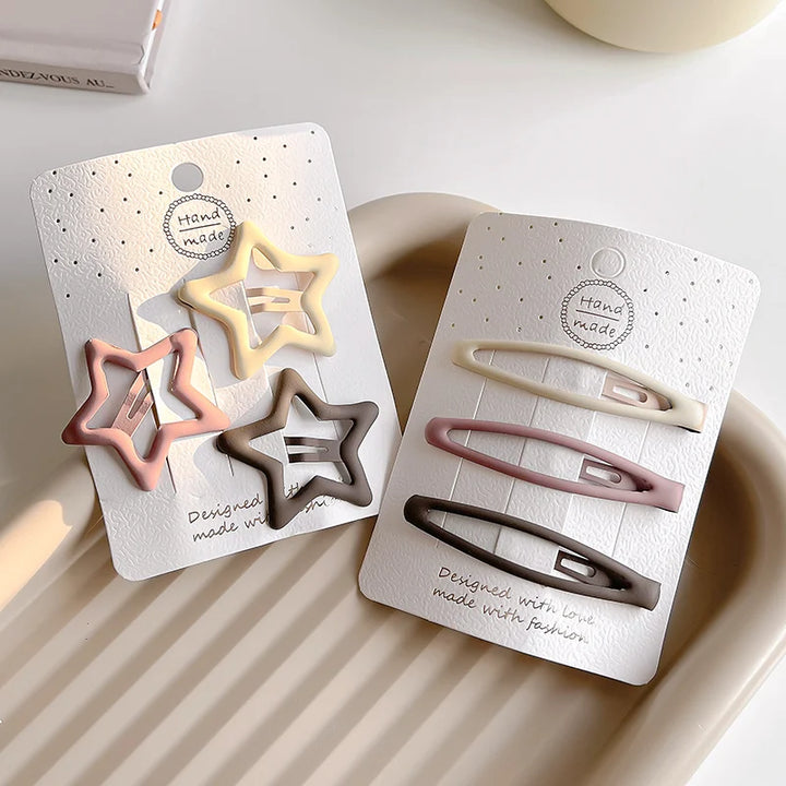 Fashion Geometric Star Hair Clips