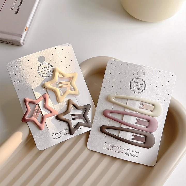 Fashion Geometric Star Hair Clips