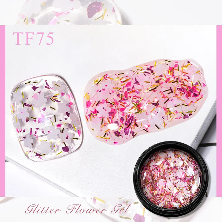 Meet Across Pink Dried Flower Gel Nail Polish