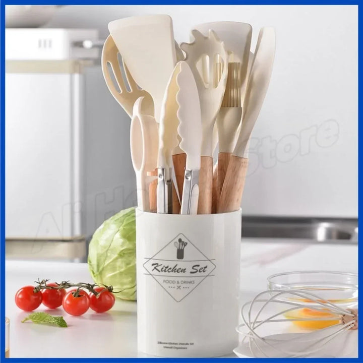 Silicone Kitchen Utensils Set