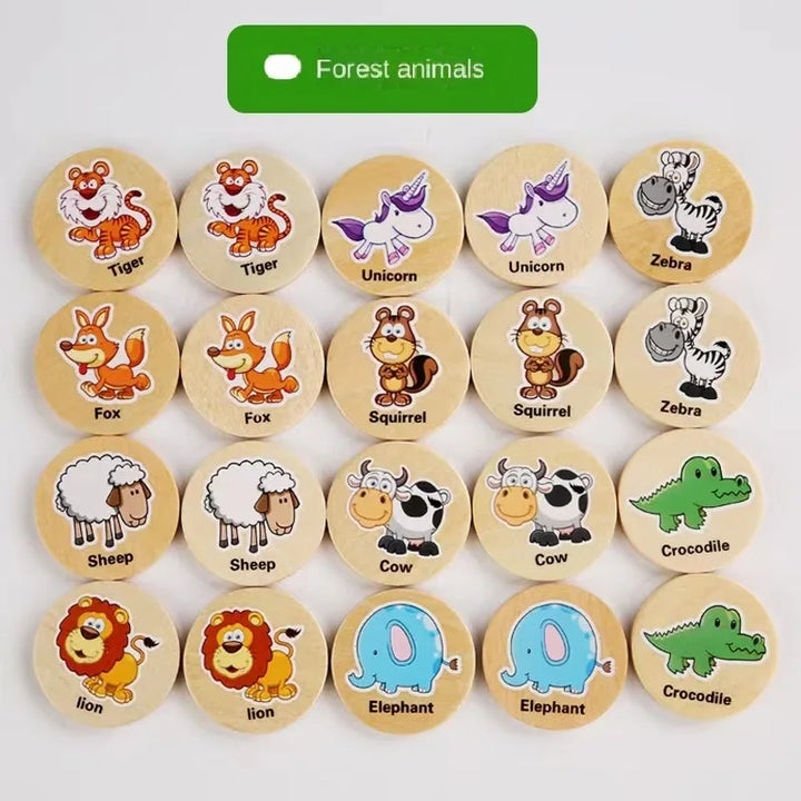 Montessori Animal Memory Puzzle