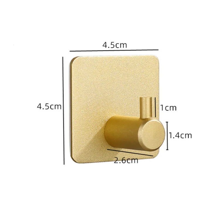 Matte Gold Bathroom Hook