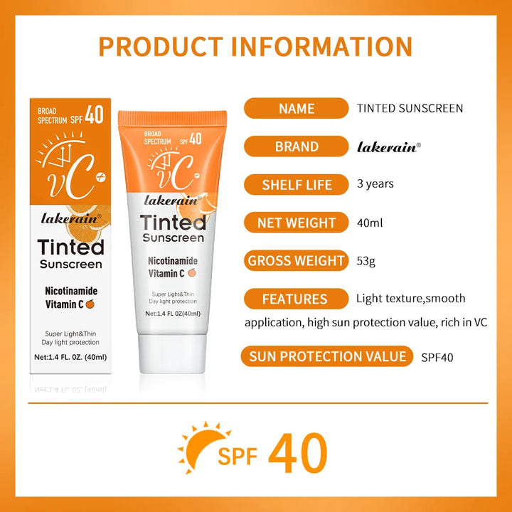 Vitamin C Tinted Sunscreen With SPF 40