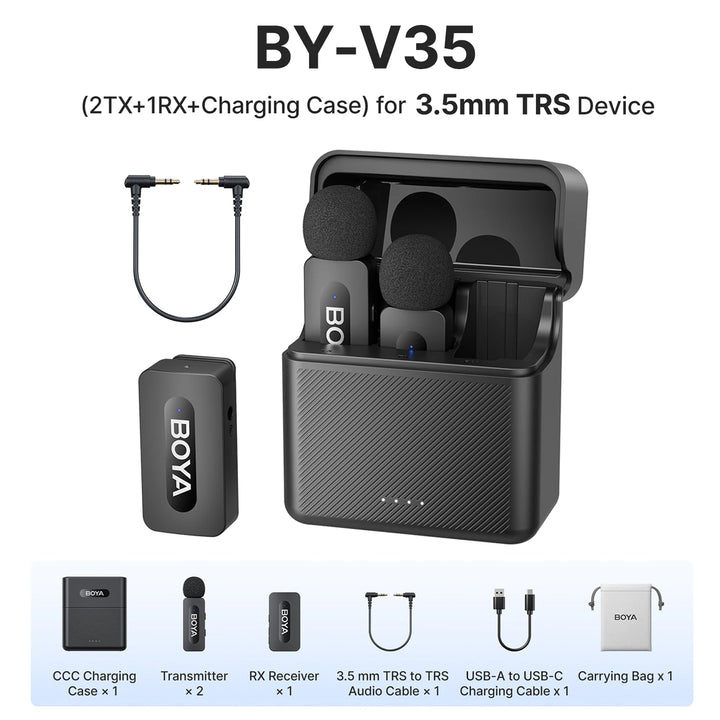 BOYA BY-V3 Wireless Lavalier Mic