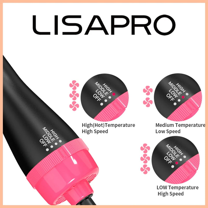 Lisapro 3-in-1 Hot Air Brush