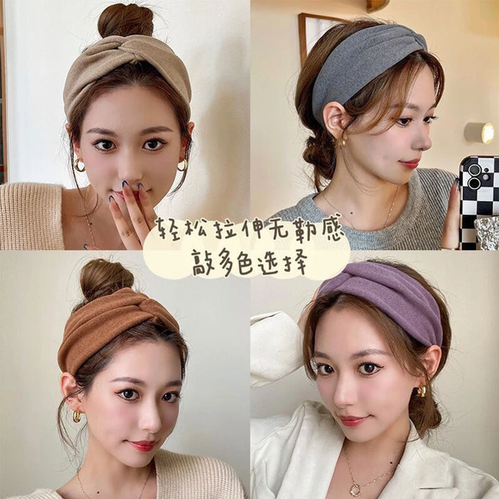 Women’s Cotton Cross Wide Hairband