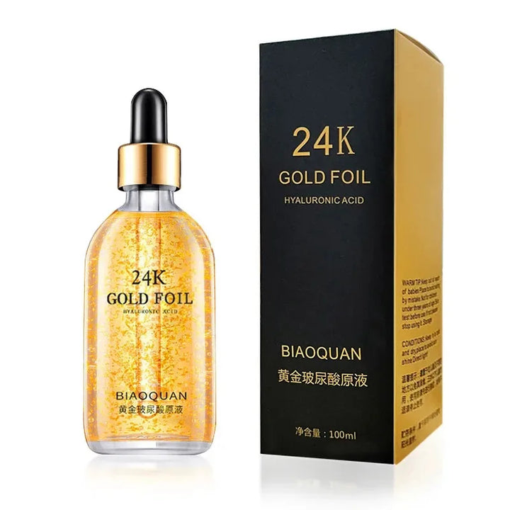 24K Gold Hyaluronic Acid Face Serum - Anti-Aging & Lifting