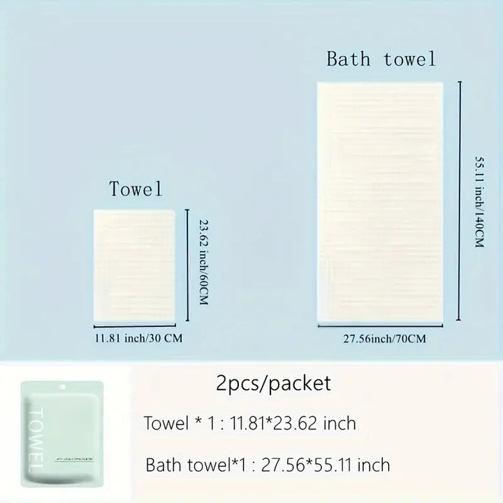 Hypoallergenic Disposable Towel Set