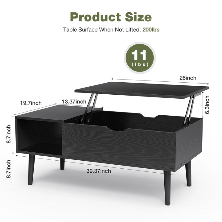 JHK Lift-Top Coffee Table