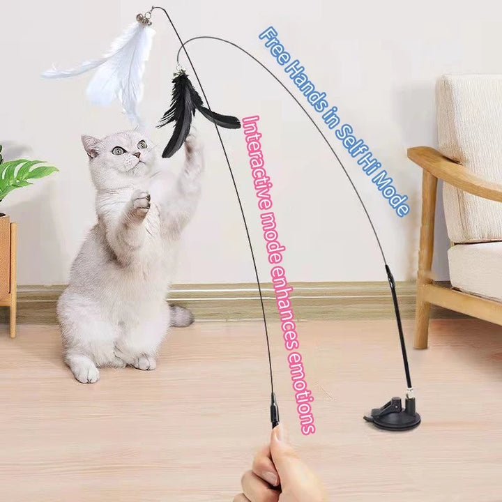 Interactive Cat Teaser Wand Toy