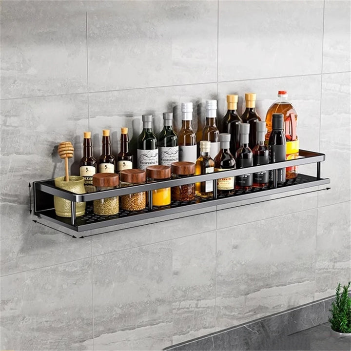 Wall-Mounted Spice Rack & Organizer