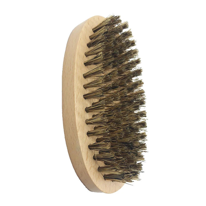 Eco-Friendly Boar Bristle Shaving Brush - Beard Grooming Tool