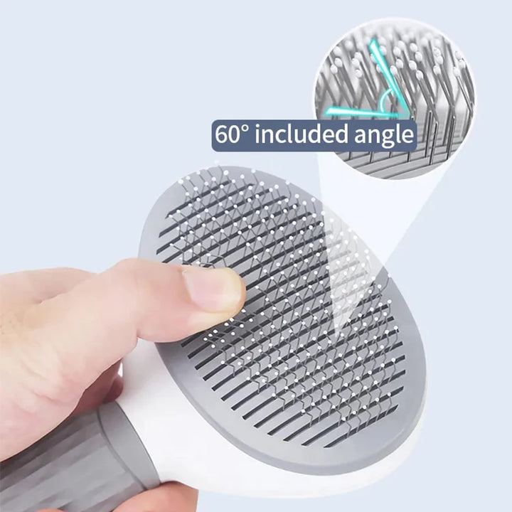 Stainless Steel Pet Grooming Brush – Perfect for Cats & Dogs