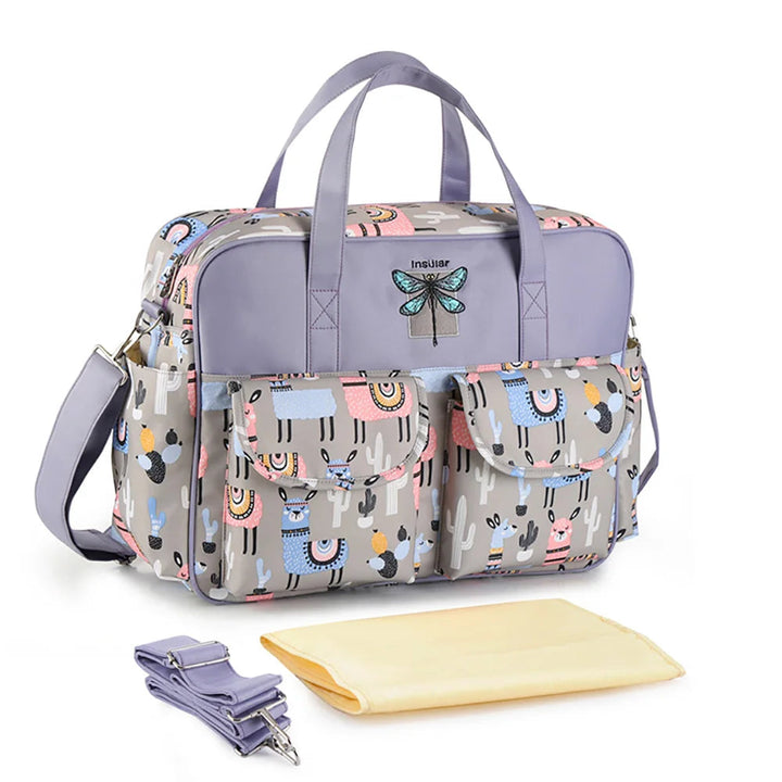 Waterproof Deluxe Diaper Bag – Stylish & Multifunctional