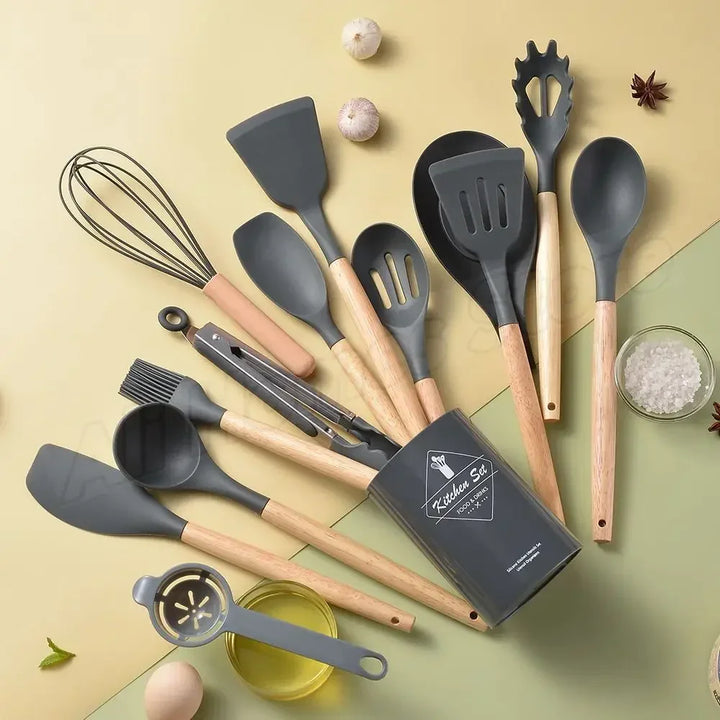 Silicone Kitchen Utensils Set