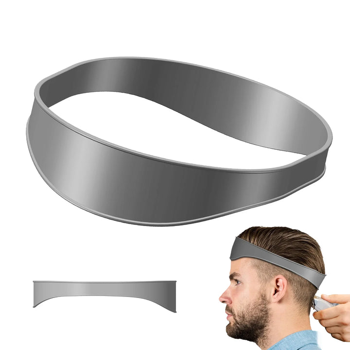 Haircutting Guide - Curved Silicone Neckline Template