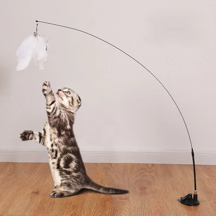 Interactive Cat Teaser Wand Toy