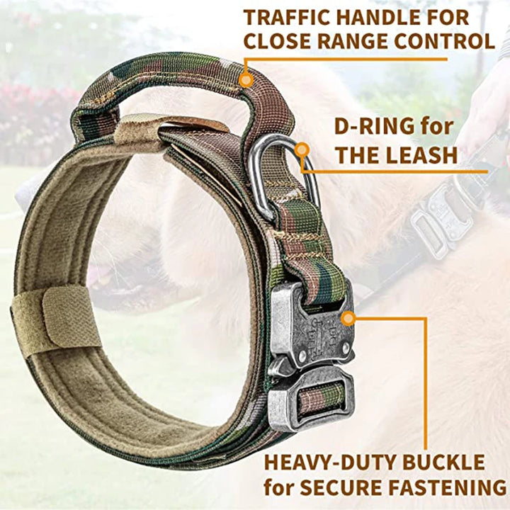 Military Tactical Dog Collar