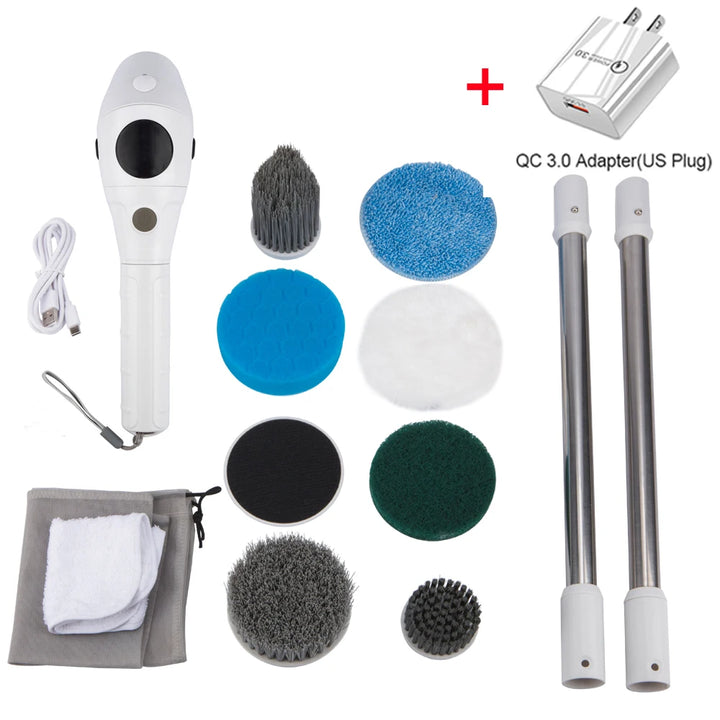 8-in-1 Multifunctional Wireless Electric Cleaning Brush