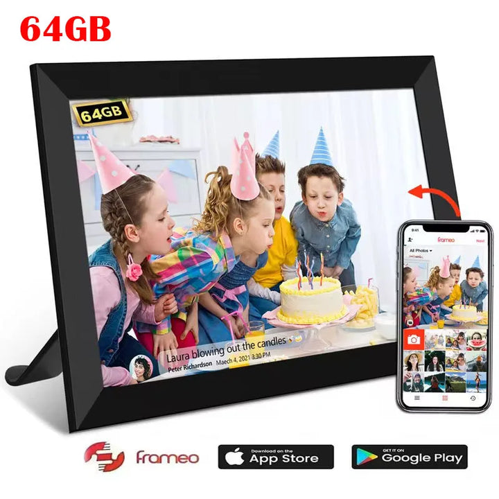 WiFi Frameo Digital Photo Frame 10.1 inch – Smart HD Picture