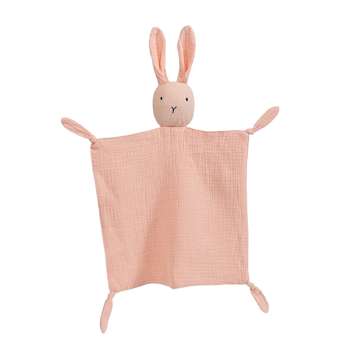 Muslin Baby Comfort Towel – Soft Cotton Blanket &amp; Sleeping Doll