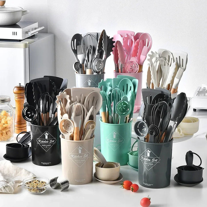 Silicone Kitchen Utensils Set