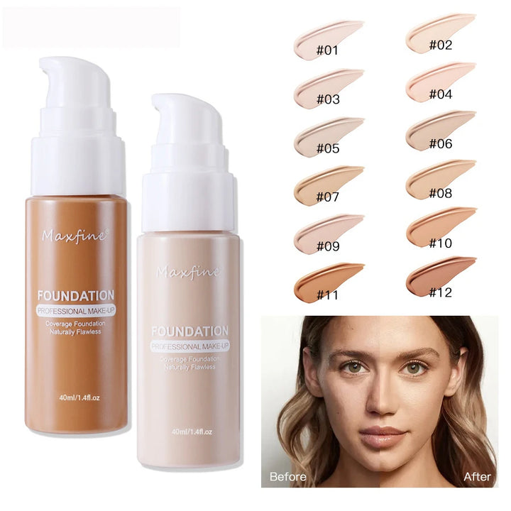 Liquid Foundation - Waterproof & Sweat-resistant