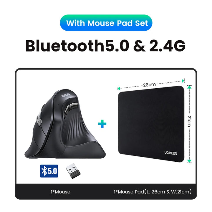 Vertical Mouse Wireless Bluetooth 5.0