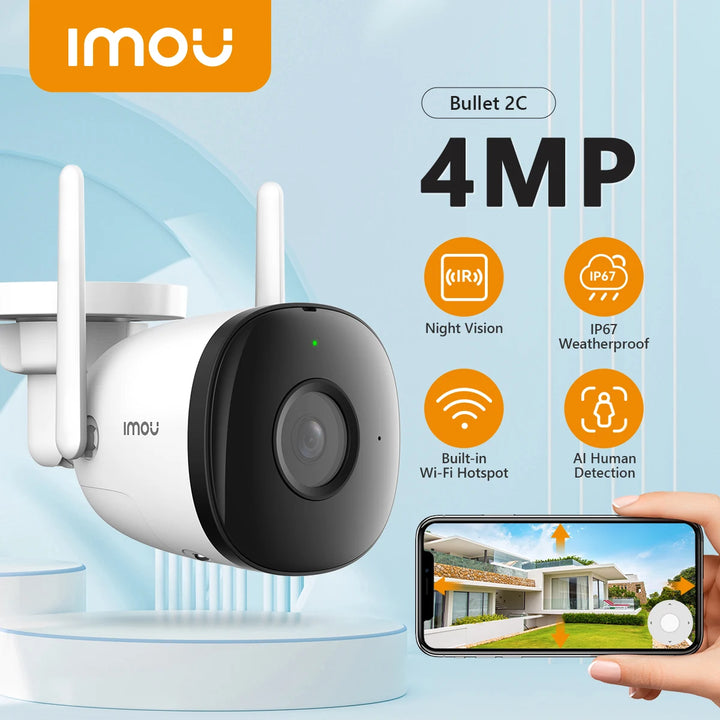 Imou Outdoor Bullet 2C 4MP WiFi Camera