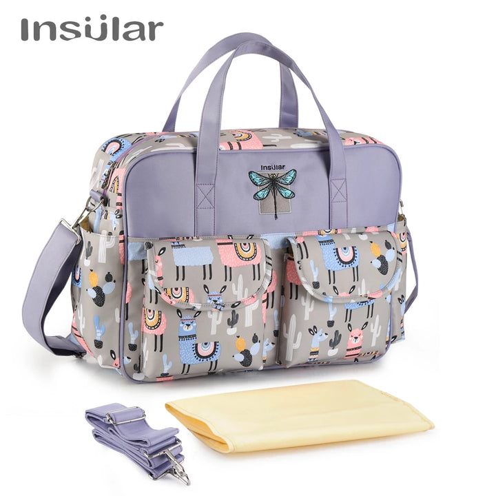 Waterproof Deluxe Diaper Bag – Stylish & Multifunctional