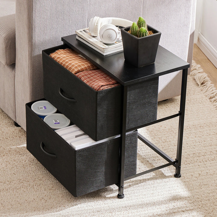 JHK Nightstand & Bedside Storage Table