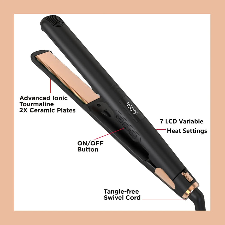 Lisapro Ceramic Hair Straightening Flat Iron