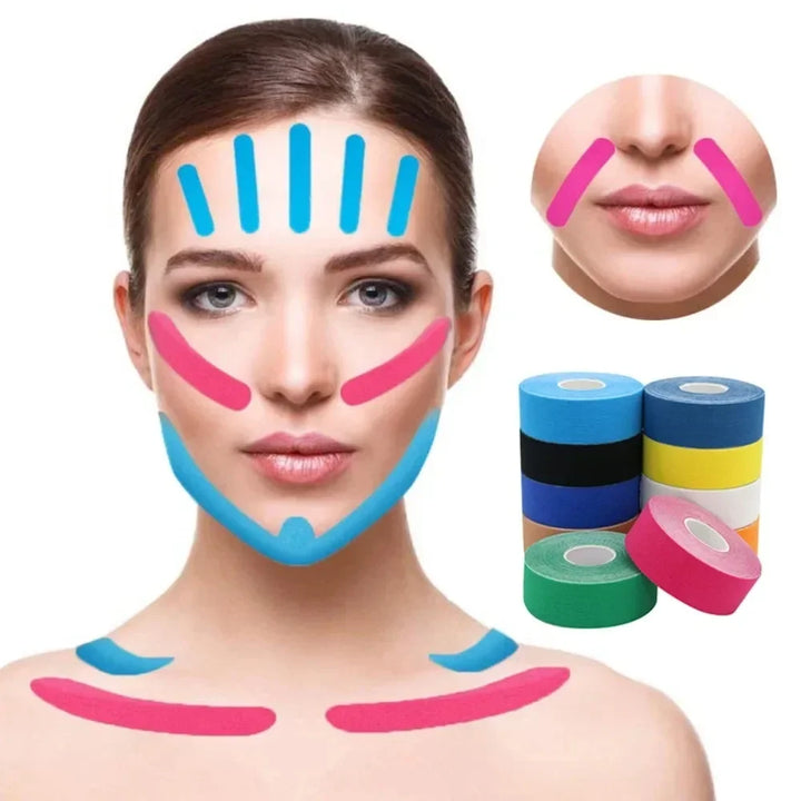 Kinesiology Tape for Face V-Line & Neck