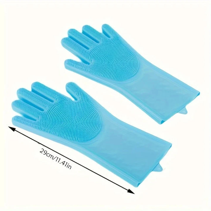 Silicone Pet Grooming Cleaning Gloves