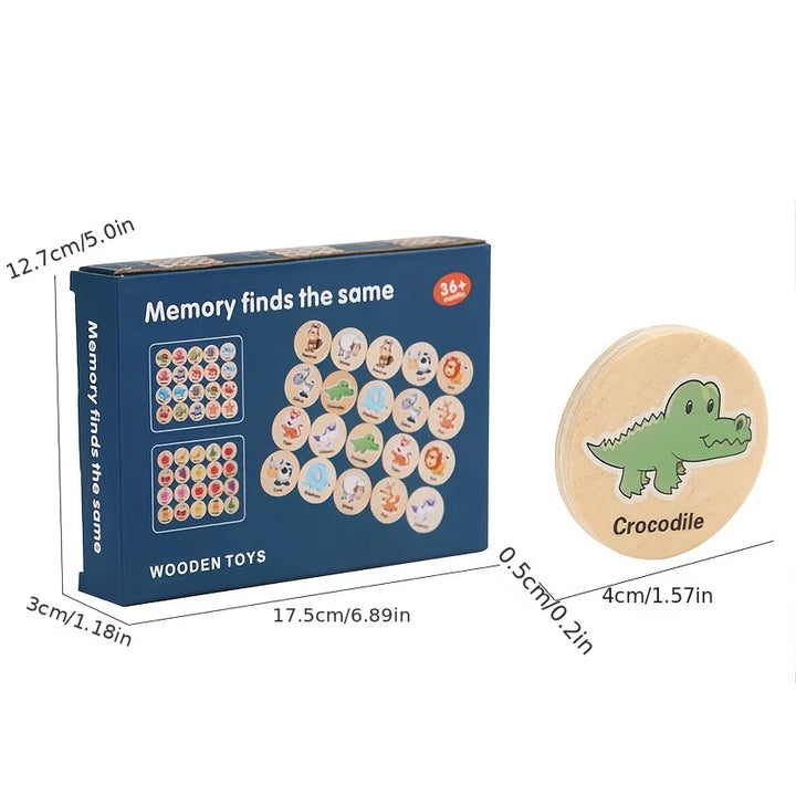 Montessori Animal Memory Puzzle