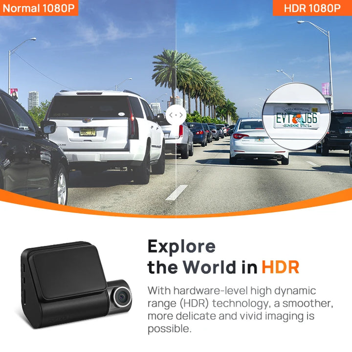 Dash Cam A200 - Dual Channel, 1080p