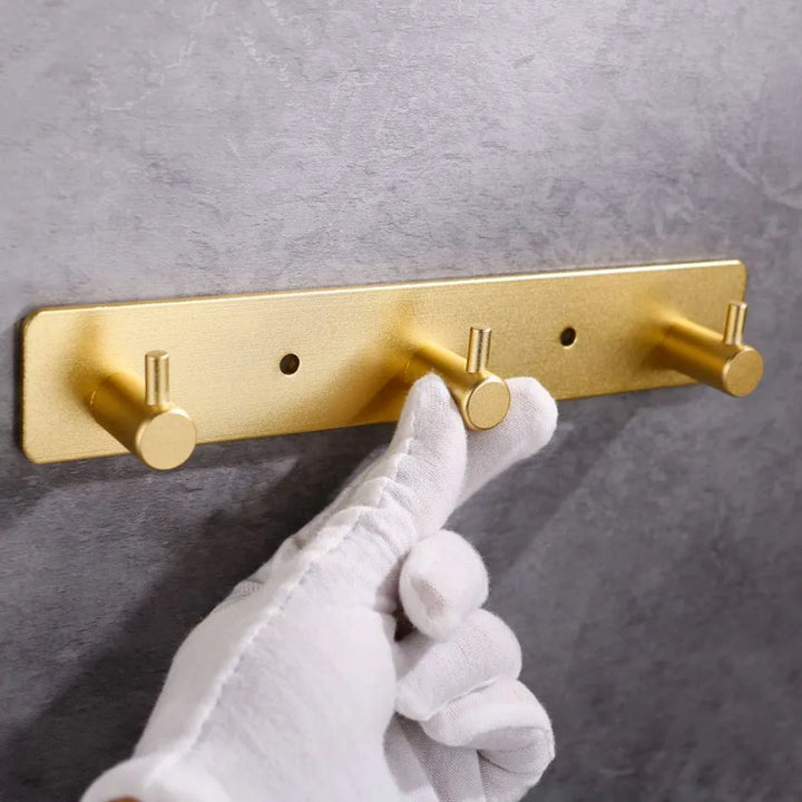 Matte Gold Bathroom Hook