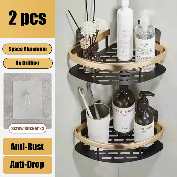 Bathroom Shelf Makeup Storage Organizer