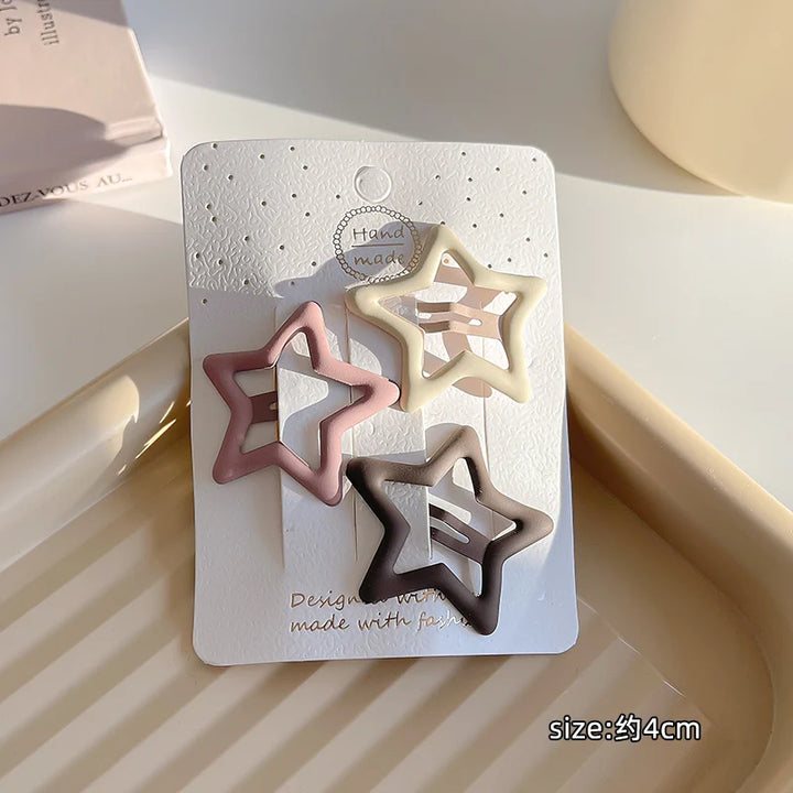 Fashion Geometric Star Hair Clips